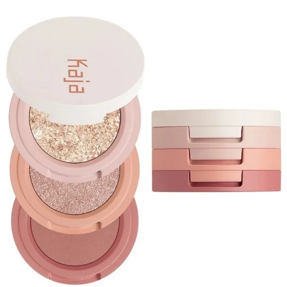 Kaja Beauty Bento Eyeshadow Trio - Peach Madeline - Picture 1 of 7
